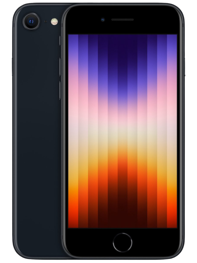 Apple iPhone SE 2022 64GB refurbished, Black - KPN 0 GB en onbeperkt bellen/sms 2 jaar