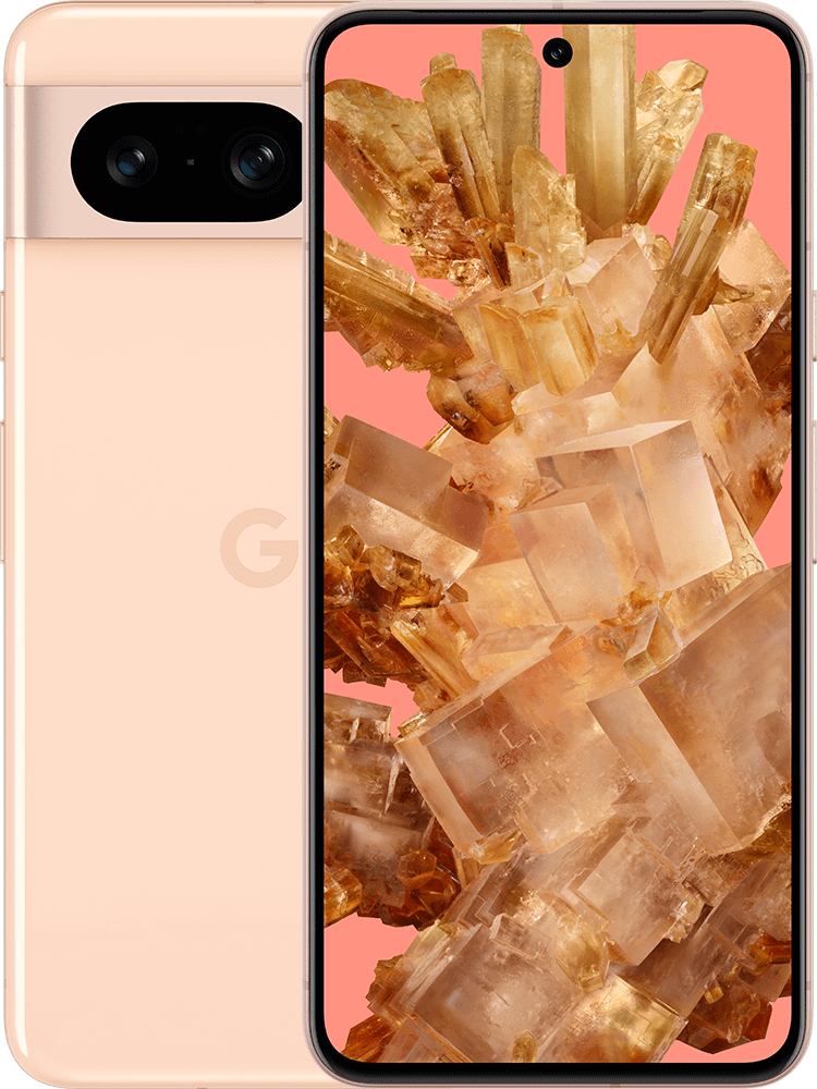 Google Pixel 8 5G eSIM 128GB, Rose - KPN SuperUnlimited en 150 min/sms 2 jaar