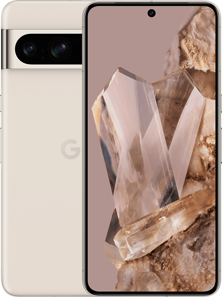 Google Pixel 8 Pro 5G eSIM 128GB, Porcelain - KPN Unlimited300 en 150 min/sms 2 jaar