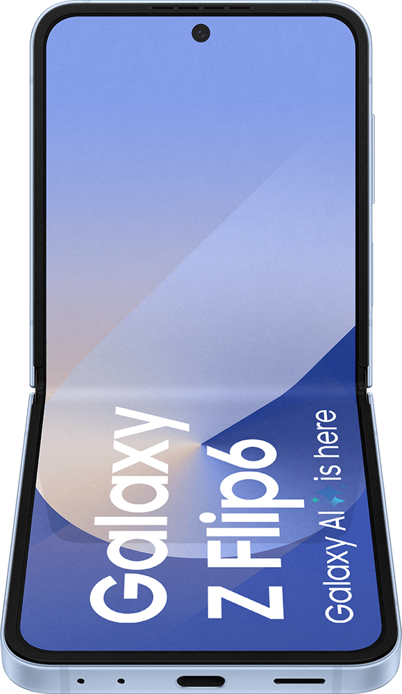 Samsung Galaxy Z Flip6 5G eSIM 256GB, Blue - KPN 12 GB en 150 min/sms