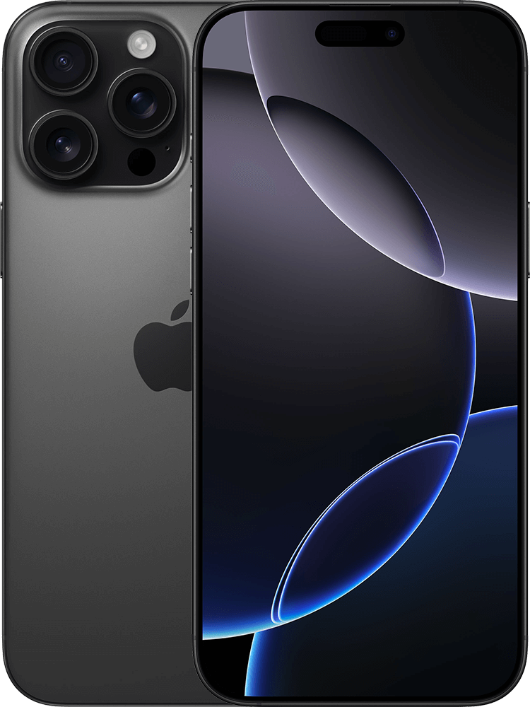 Apple iPhone 16 Pro Max 5G 512GB, Black Titanium - KPN 6 GB en onbeperkt bellen/sms
