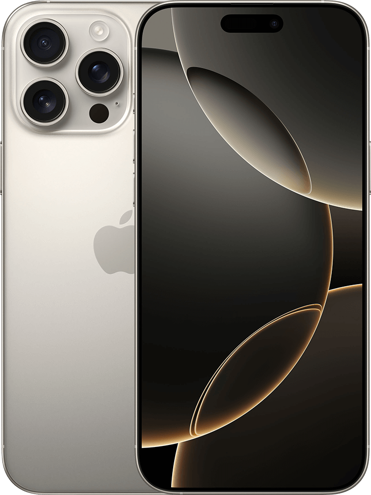 Apple iPhone 16 Pro Max 5G 1TB, Natural Titanium - KPN Unlimited300 en 150 min/sms