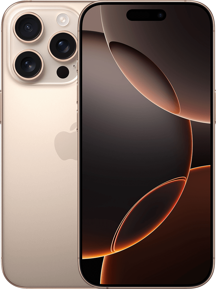Apple iPhone 16 Pro 5G 512GB, Desert Titanium - KPN 12 GB en 150 min/sms
