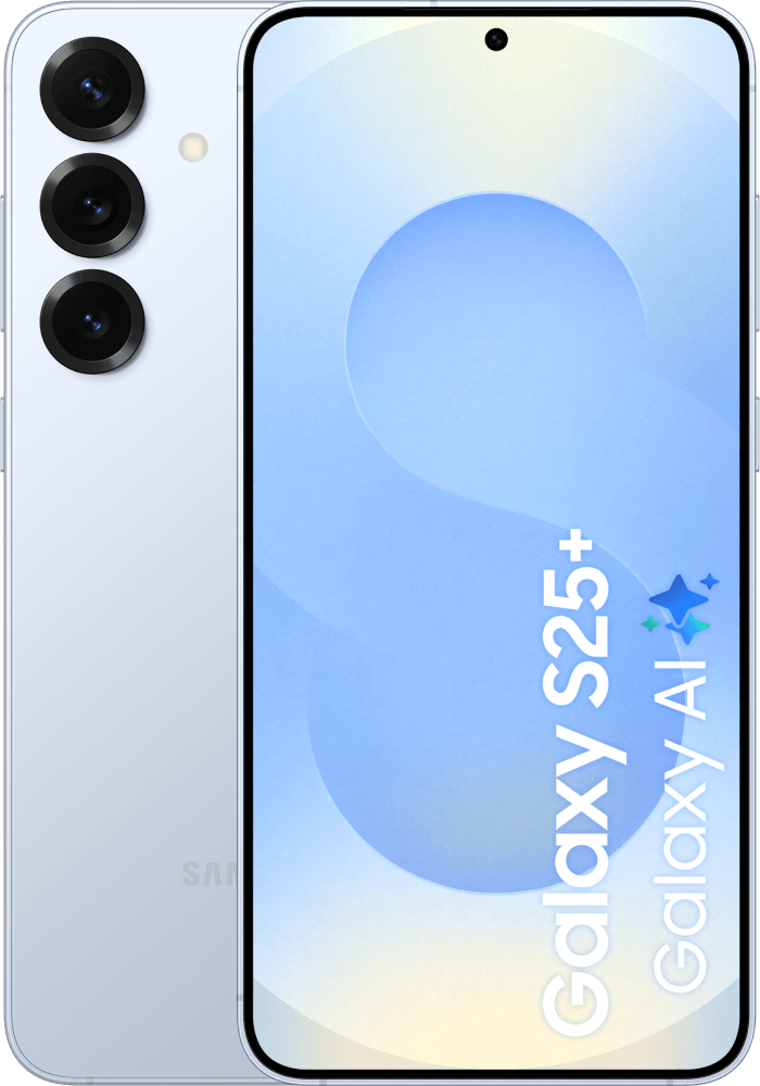 Samsung Galaxy S25+ 5G eSIM 256GB, Icyblue - KPN Unlimited300 en 150 min/sms 2 jaar