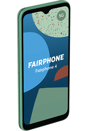 Fairphone 4 5G  Single SIM en eSIM 256 GB - Green