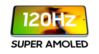 Samsung Galaxy A53 beeldscherm