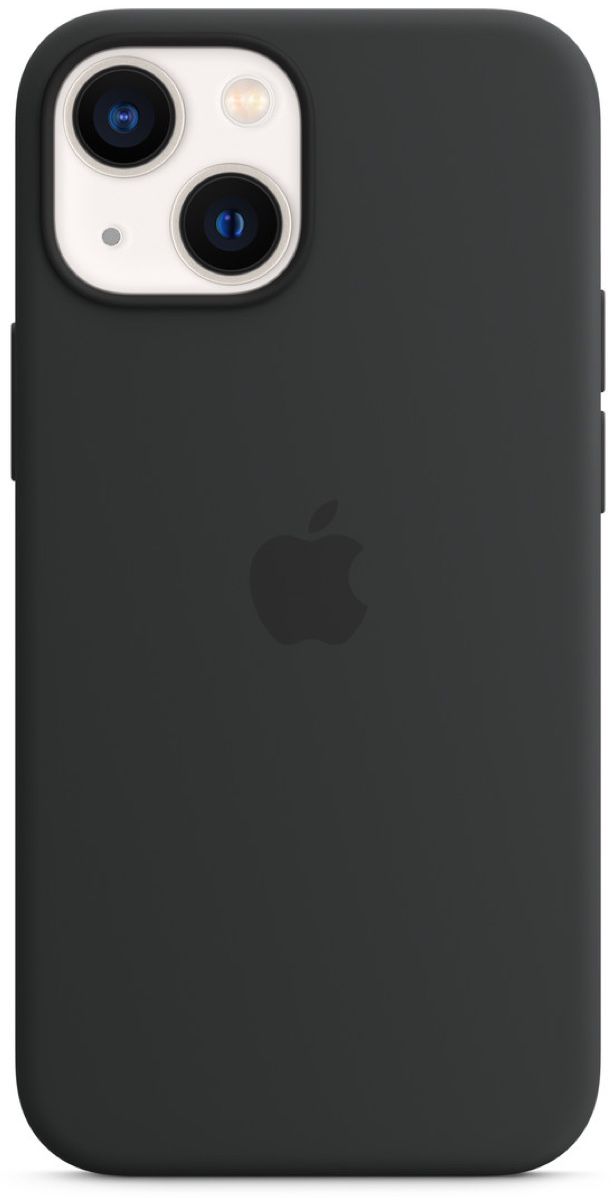 Apple iPhone 13 mini Silicone Case met MagSafe Midnightight