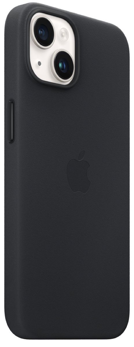 Apple iPhone 14 Leather Case MagSafe Midnightight