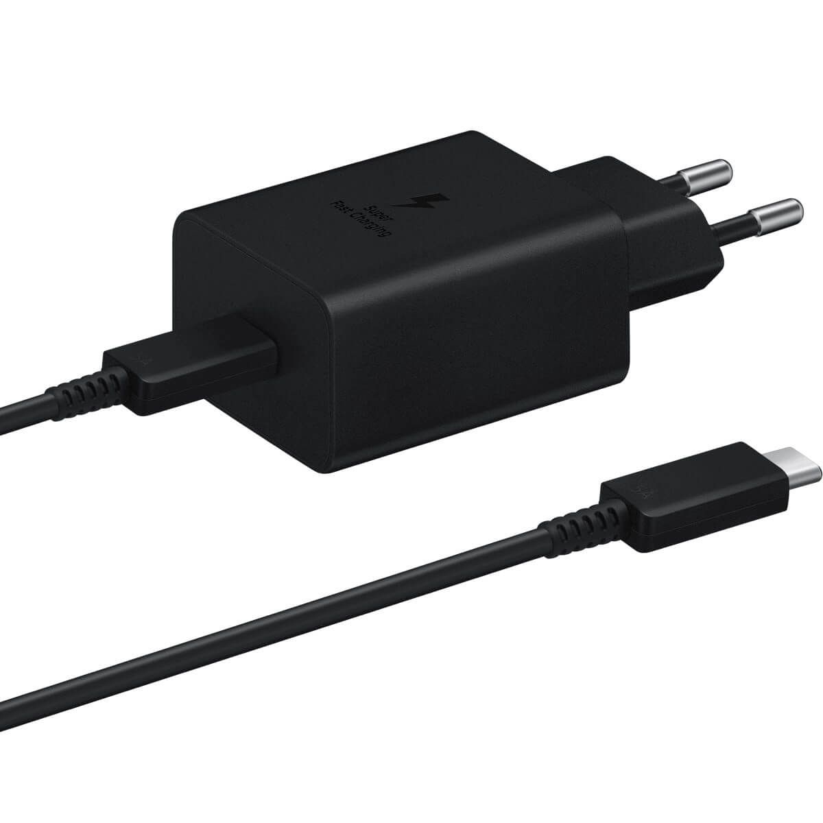 Samsung USB-C thuislader met C to C cable 1.8m - zwart - power delivery 45W