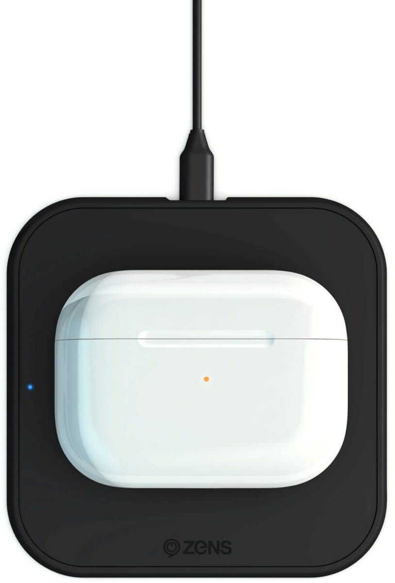 ZENS Single Wireless Charger Combi Pack 18W Zwart