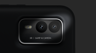 Een close-up van de Nokia XR21 camera's