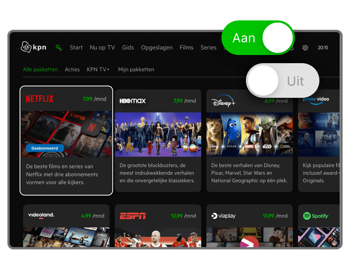 KPN TV+ is het allerbeste van live tvkijken en streaming op 1 plek