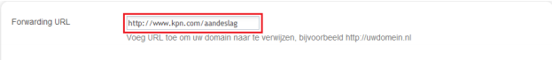 Domeinnaam instellen