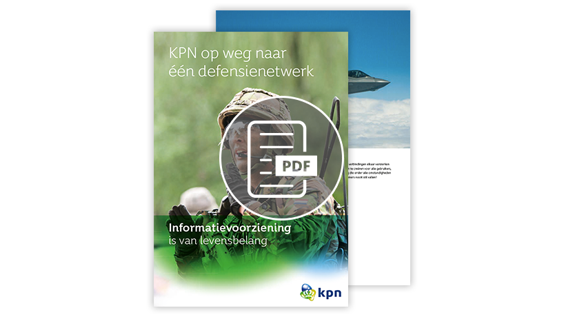 Download de visiepaper: KPN op weg naar naar 1 defensienetwerk