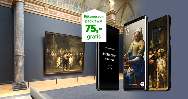 Rijksmuseum actie Samsung S9, Note9