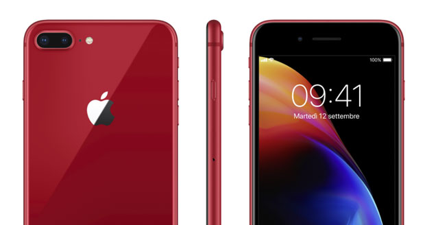 iPhone 8 (PRODUCT)RED van drie kanten iPhone 8 (PRODUCT)RED van drie kanten
