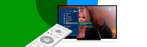Pakket aanzetten via je televisie Pakket aanzetten via je televisie