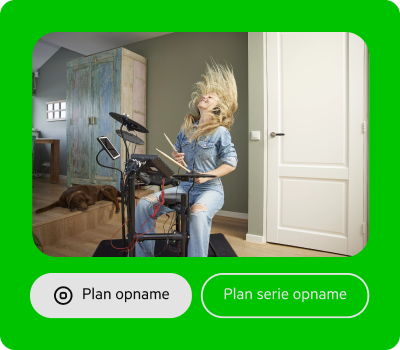 Kies de serie en klik op OK op je afstandsbediening