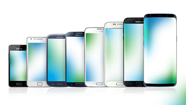 Samsung Galaxy geschiedenis Samsung Galaxy geschiedenis