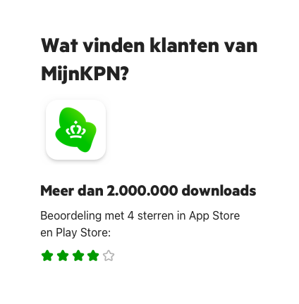 reviews mijnkpn app