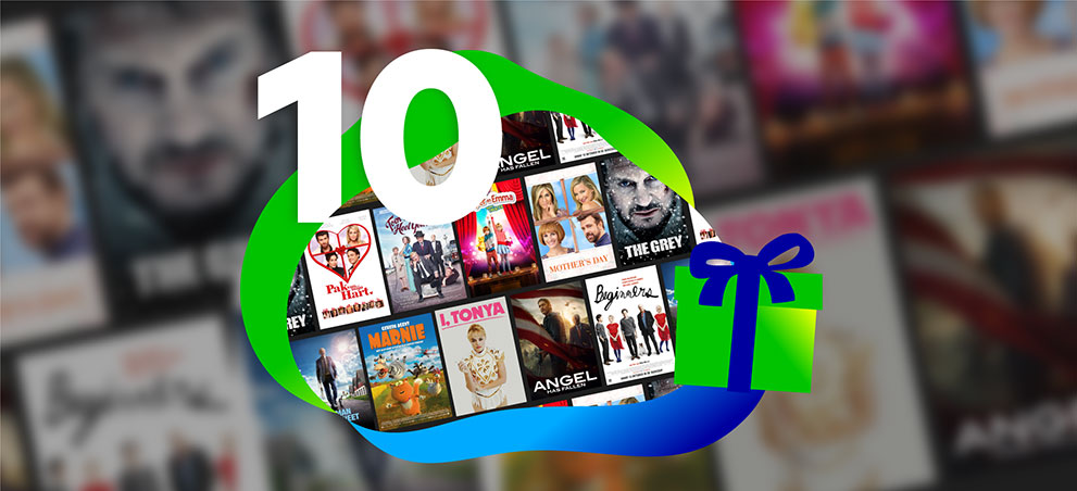 10 gratis decemberfilms