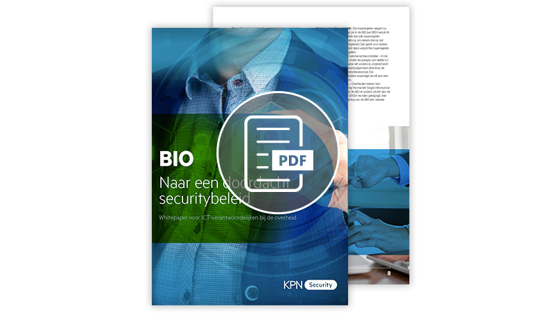 Whitepaper: 'BIO - naar een doordacht securitybeleid'