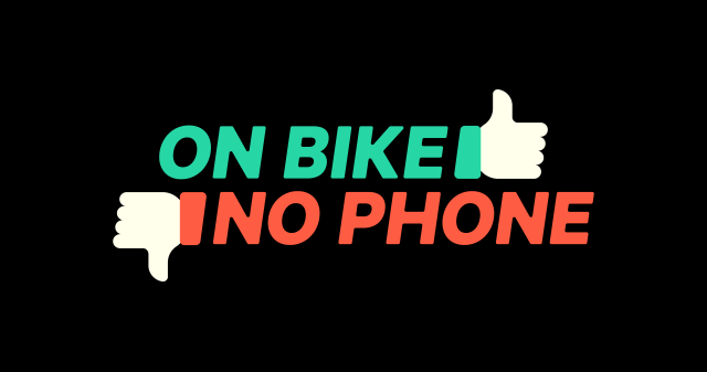 On Bike No Phone On Bike No Phone