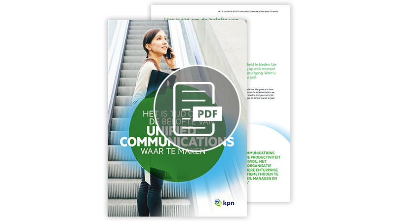Whitepaper: 'Het is tijd om de belofte van UC waar te maken'