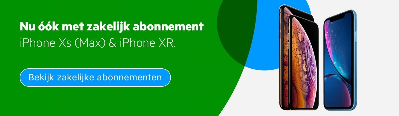 iPhone XR zakelijk abonnement