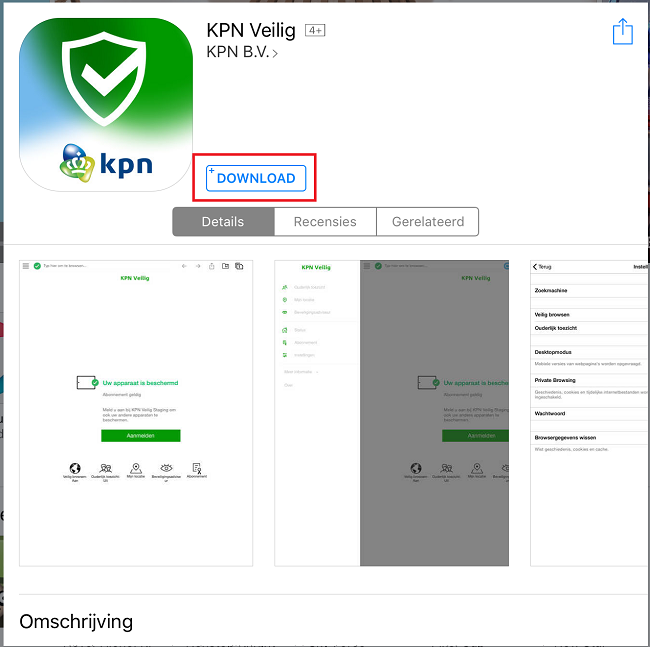 analyseren protest smal KPN Veilig op iOS installeren, gebruiken en verwijderen | KPN
