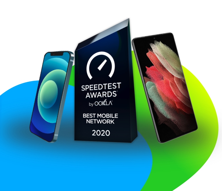 Beste Mobiele Netwerk Ookla® Speedtest® Award KPN zakelijk