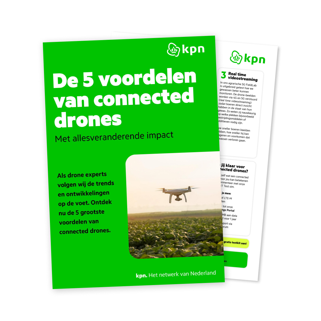 Factsheet: 5 voordelen connected drone