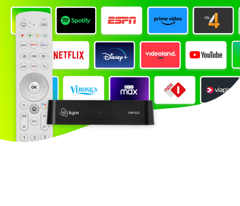 KPN TV+ Box aansluiten met wifi