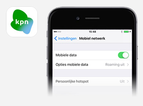 Aanvragen via MijnKPN app Aanvragen via MijnKPN app