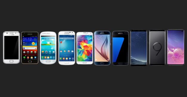 auteur mozaïek Inspiratie Samsung Galaxy S: alle modellen op een rij