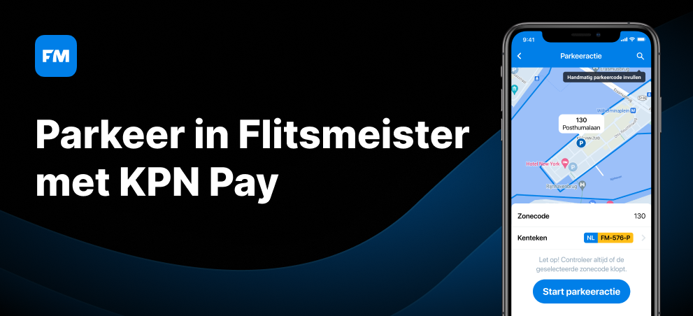 Betalen voor parkeren met Flitsmeister en KPN Pay  