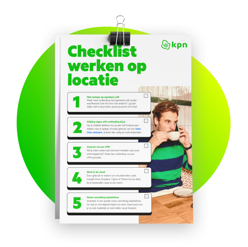 Checklist: Werken op locatie