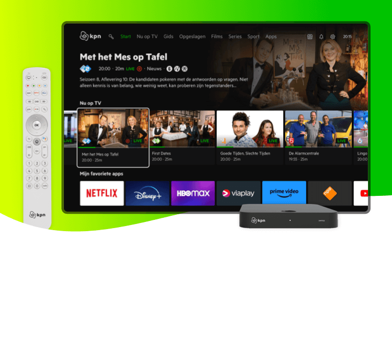 KPN TV+ met zenders Kies jouw favoriete tvzenders KPN