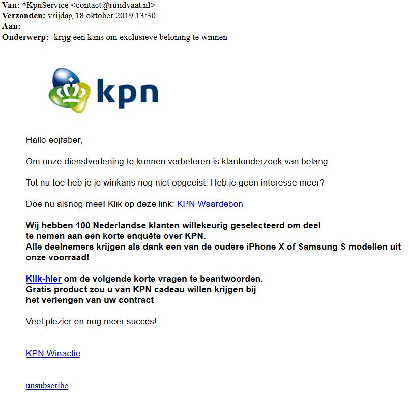 Hoe herken ik valse emails (phishing)? KPN