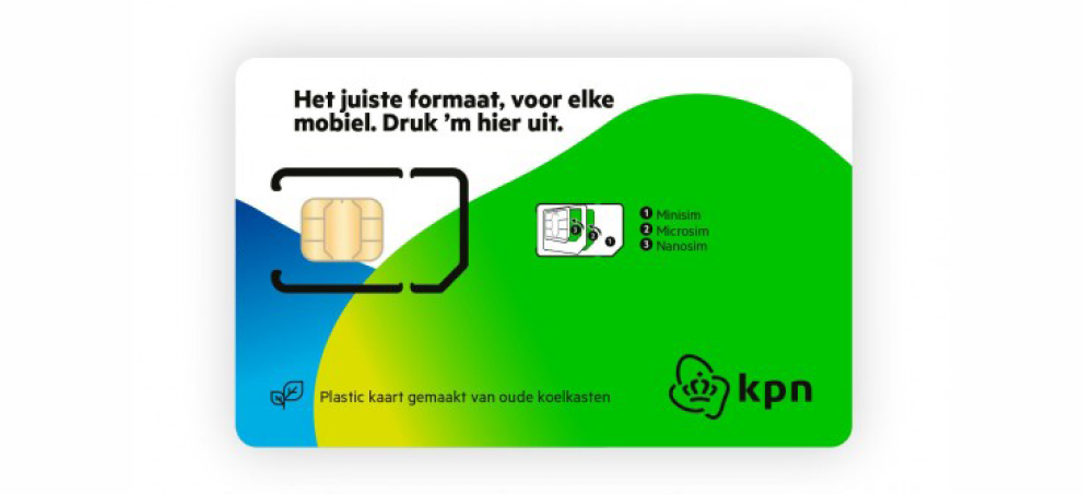 KPN introduceert als eerste Nederlandse provider de ecosim